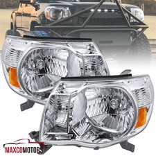 Headlights Fits 2005-2011 Toyota Tacoma Pickup Lights Clear Lamps Leftright