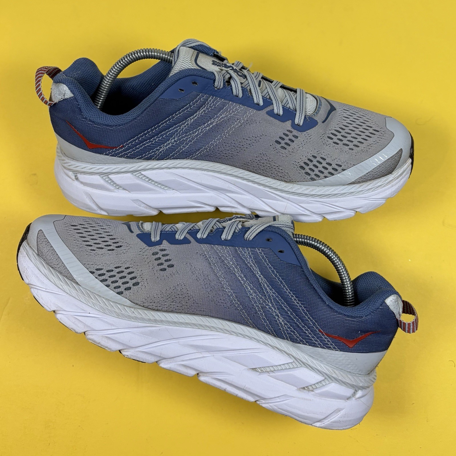 Hoka One One Clifton 6 1102873 PAMB Womens Sz 8 Running Sneakers Blue thumbnail 2