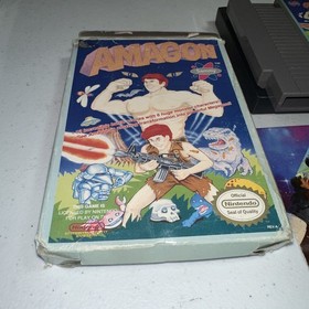 Amagon Nintendo NES Game w Box (No Manual) Works Great