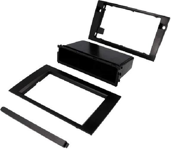 Facade autoradio FA138A Audi A4 supprime les vibrations du tableau de bord anthracite
