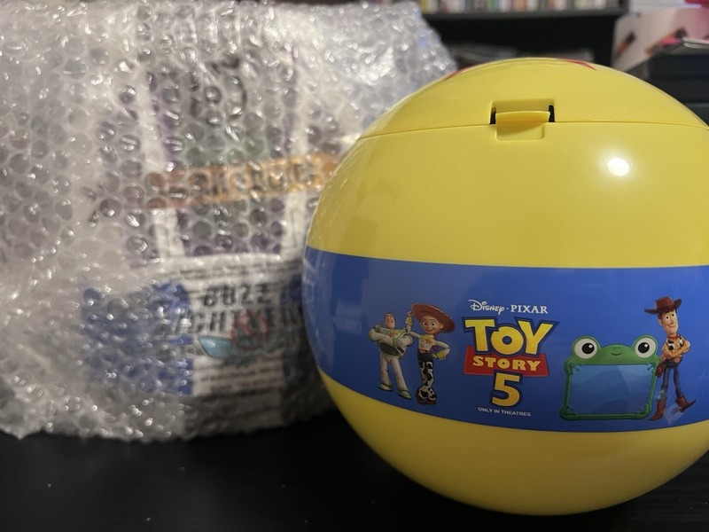 Toy Story 5 Buzz Lightyear Space Ship + Pixar Ball Collectible - AMC EXCLUSIVE