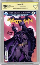 Batman #24 Finch Variant CBCS 9.8 Witnessed Sig Finch/ Mann 2017 18-07F87AD-026