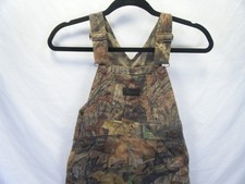 Liberty Dungarees Camo Canvas Bib Hunting Overalls Youth 8 Regular