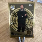 Topps Man City 25/26 Collectors Tin gold vault chase pep guardiola