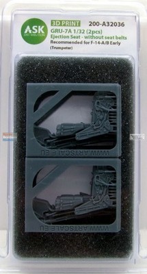 ASKA32036 1:32 ASK/Art Scale GRU-7A Ejection Seats without Seatbelts [for F-14A