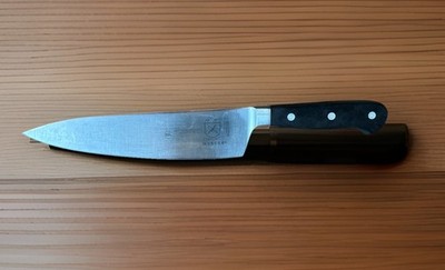 MERCER CULINARY RENAISSANCE CHEF'S KNIFE 8'' BLADE.  MODEL M23510