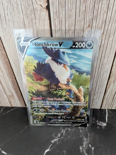 Pokémon TCG Honchkrow v Brilliant Stars Ultra Rare Card 162/172