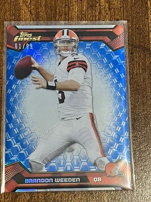 BRANDON WEEDEN 2013 Topps Finest Blue Refractor #61/99 ROOKIE #12