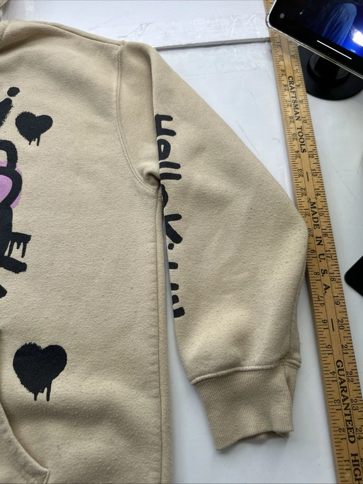 Sudadera con Capucha Hello Kitty X Forever 21 Plus Princesa con Cremallera Tostada Talla - 0X/XL-XXL #2184 Foto 4 de 4