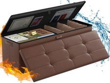 Stora Ottoman Bench, Fireproof Folding Bench with Lo, 30 Inches