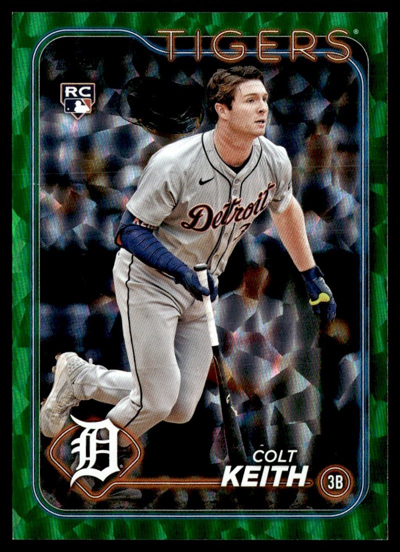 2024 Topps Update Green Crackle Foilboard Colt Keith 271/499 #US73