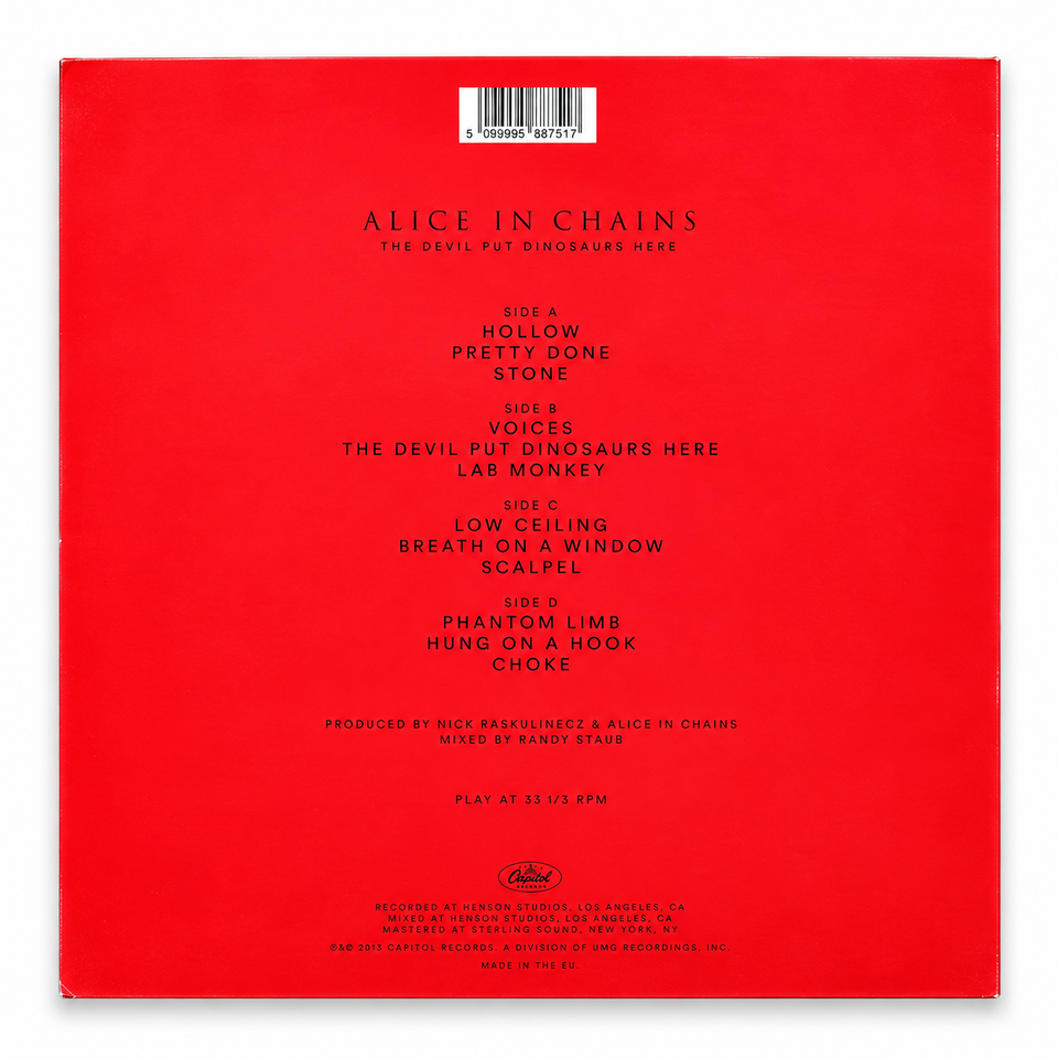 Alice in Chains - The Devil Put Dinosaurs Here Red Marble LP Gatefold ...