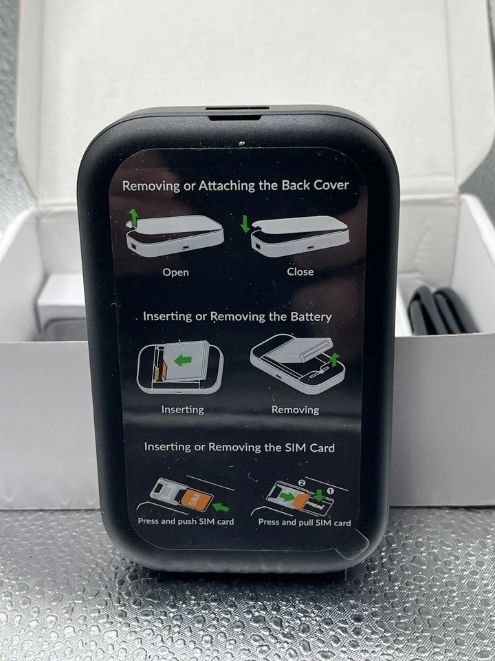 Alcatel LinkZone 2 Wifi 4G LTE Hotspot w/ Charger USB C & Battery In Open Box - Image 3 of 4