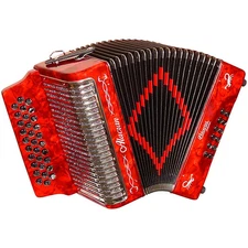 Alacran Accordion AL3112 Red with Case GCF