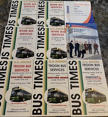 AA Busse Postkutsche Konvolut Irvine/Troon