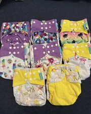 Adjustable Cloth Diaper Lot of 8 Pre-owned Excellent Condition