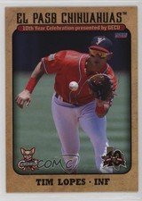 2023 Choice El Paso Chihuahuas 10th Year Celebration Tim Lopes #07 1lq2