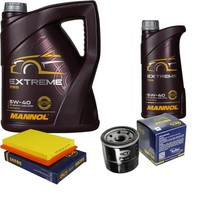 SCT Inspektionspaket 6L Mannol 5W-40 FüR Nissan Micra IV 1.2 Juke 1.6 Note