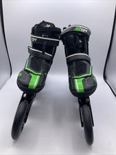 K2 MOD 110 Inline Skate US 7 EU 39.5 CM 25 Black/ Green Speed Lacing