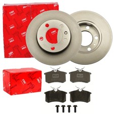 TRW BREMSSCHEIBEN + BELÄGE HINTEN passend für A1 A3 8L FABIA OCTAVIA LEON IBIZA