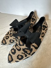 Women  s Skechers Cleo-point Knit Bow Ballet Flats Washable Knit Sz 7