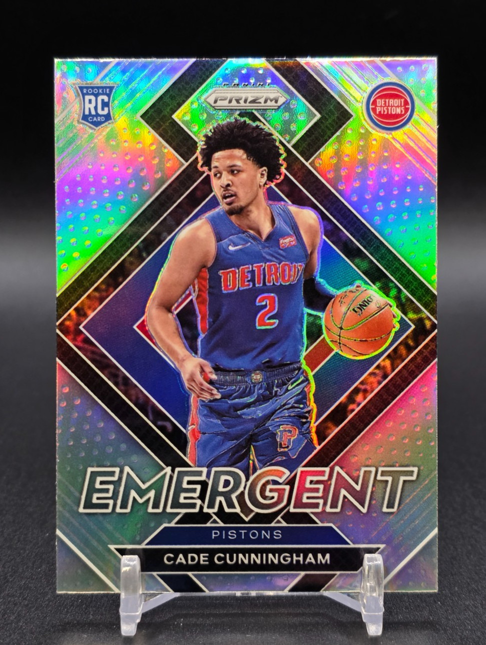 Cade Cunningham 2021-22 Panini Prizm Basketball RC Emergent Prizm #22 Pistons