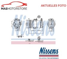 KOMPRESSOR KLIMAANLAGE NISSENS 89333 P NEU OE QUALITÄT
