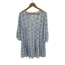 Elsie & Zoey Tiered Tunic Dress Womens S/M Cottagecore Fairy Flowy Romantic