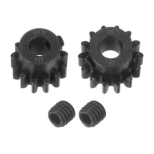 Mod 1.5 Pinion Gear Set 8mm Shaft 13T 14T Motor Gears Hardened Steel 2pcs
