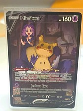 MIMIKYU V Pokémon TCG TG16/TG30 BRILLIANT STARS TG FULL ART HOLO UR 160 HP on eBay