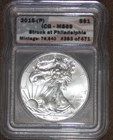 2015 P Silver Eagle ICG Grade MS69 Philadelphia Mint .999 Key date Low Mintage