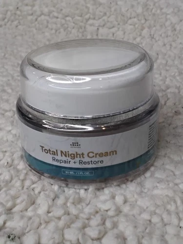 Sun Coast Total Night Cream Repair and Restore 1 Oz-NEW EXP 5/27 FREE SHIPPING