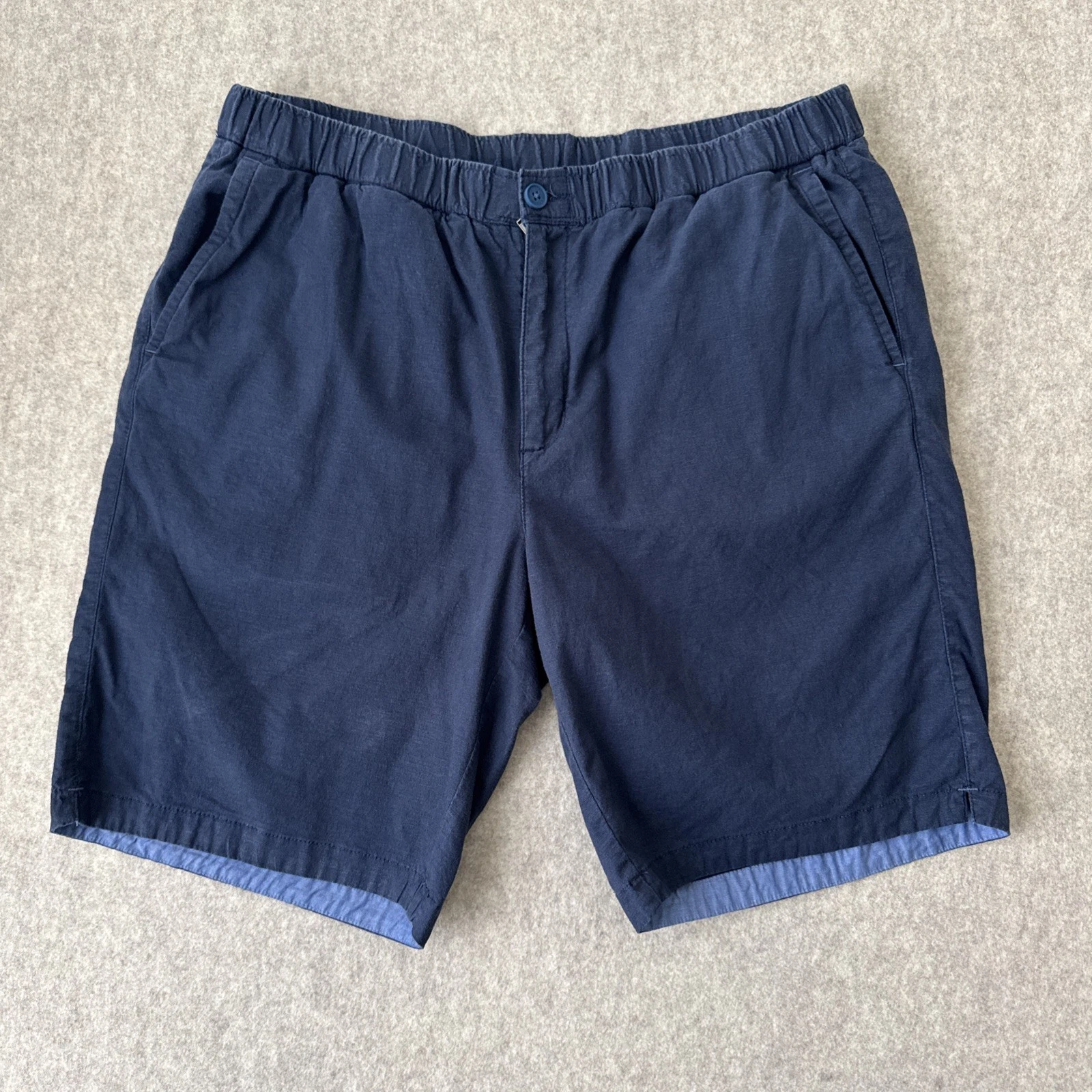 Tommy Bahama Linen Shorts Mens XL Tall Navy 10" Elastic Waist Stretch
Opens in a new window or tab