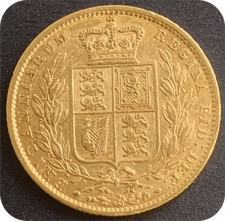 1849  Full Gold Sovereign  Recovered from RMS Duoro