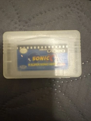 Sonic X: A Super Sonic Hero Game Boy Advance Video 2004 Authentic Tested Working
