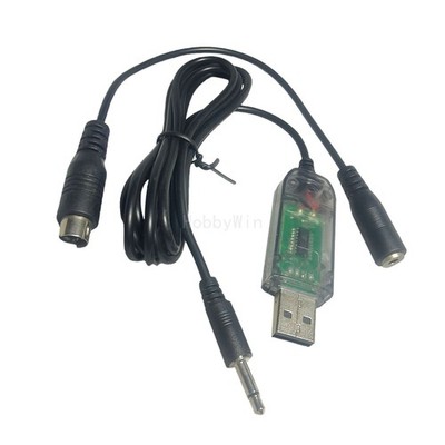 Detrum DTM-U020 Dynam Gavin TX Simulator Cable Set RC Hobby Airplane Training