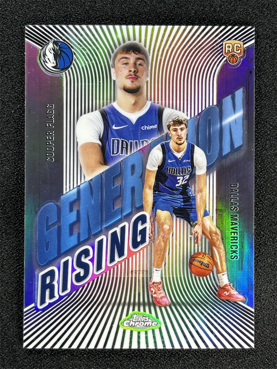 2025-26 Topps Chrome Cooper Flagg #GR-1 Silver Refractor Generation Rising RC