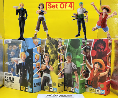 S.H.Figuarts One Piece Romance Dawn Luffy Zoro Usopp Sanji Set of