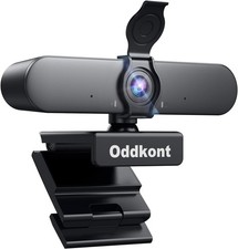 Oddkont 1080P Full HD Webcam   USB Video Camera for PC