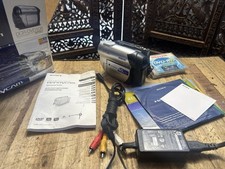 Sony Handycam DCR-DVD108 Mini DVD Camcorder Tested all functions  FULL BUNDLE