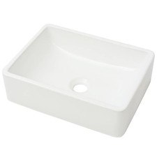 Wash Basin 41x30x12cm Ceramic Bathroom Sink Bowl Unit Multi Colours vidaXL