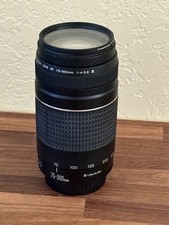 Canon EF 75-300mm f/4-5.6 III Telephoto Zoom Lens SLR Photography