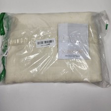 Jinchan Light Beige Linen Curtains 50x96 Set Of 2 Panels w Rod Pocket Back Tab