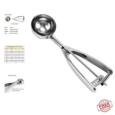 Large Cookie Scoop. 3 Tbsp Cookie Scoops for Baking, Cookie Dough Scoop, Cupc...