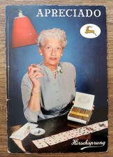 APRECIADO - HIRSCHSPRUNG - ORIGINAL PAPPAUFSTELLER /REKLAMESCHILD -37x25cm  ALT!