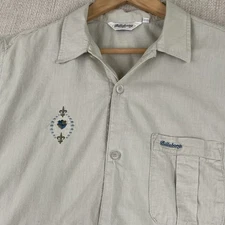 Vintage Billabong Button Up Shirt Mens Large L Made In USA Surf Rockabilly Punk