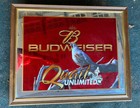 RARE LARGE BUDWEISER QUAIL UNLIMITED BEER BUD BAR MIRROR 33x28 — photo 2