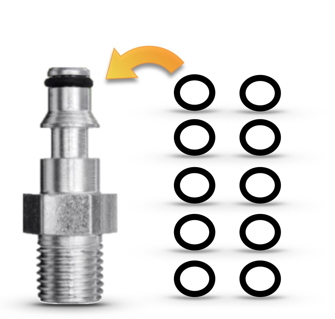 Black and Decker Pressure Washer Hose to Gun Quick Detach O Ring Seals