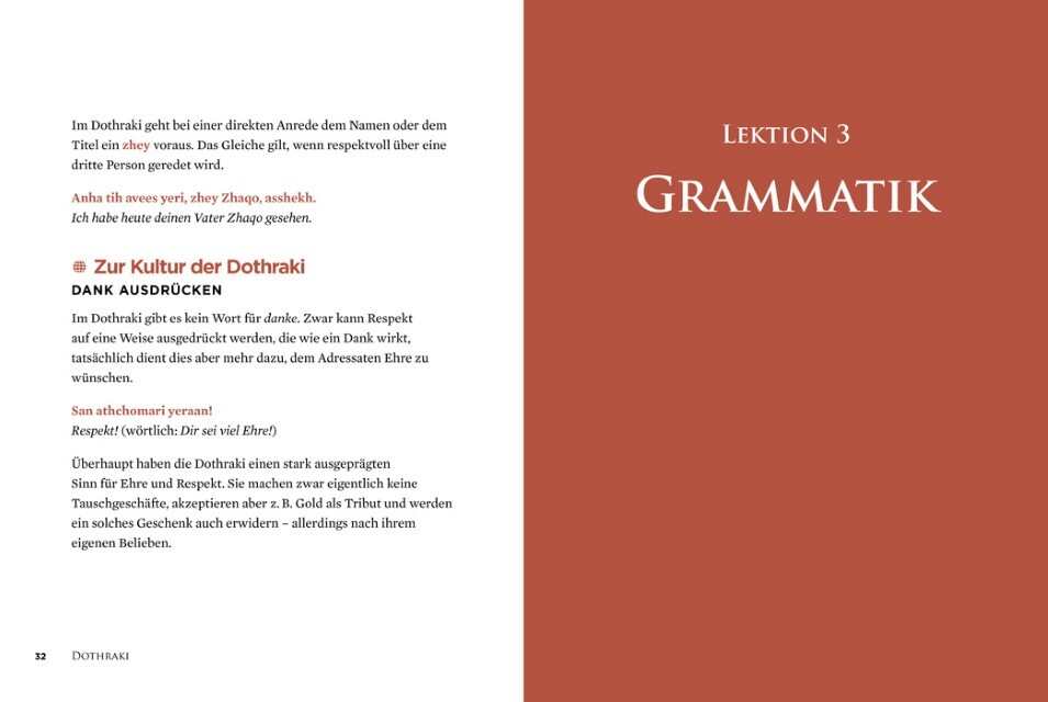 Thumbnail - David J. Peterson / Living Language Dothraki. Lehrbuch +