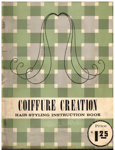 VINTAGE 1950s ILLUSTRATED HAIR STYLING INSTRUCTION BOOK/PHOTOS/WING-DING/CHERUB! - Picture 2 of 23